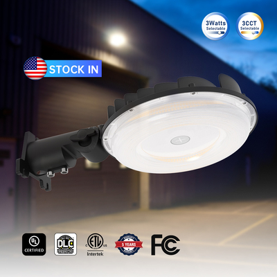 ETL UL Large Dusk To Dawn LED Barn Light met fotocel 60w 80w 100w 3Power And 3CCT Verstelbaar