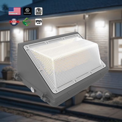 Commerciële outdoor Slim LED Wall Pack Light met fotocel 40W 45W 60W 80W 100W 120W IP65