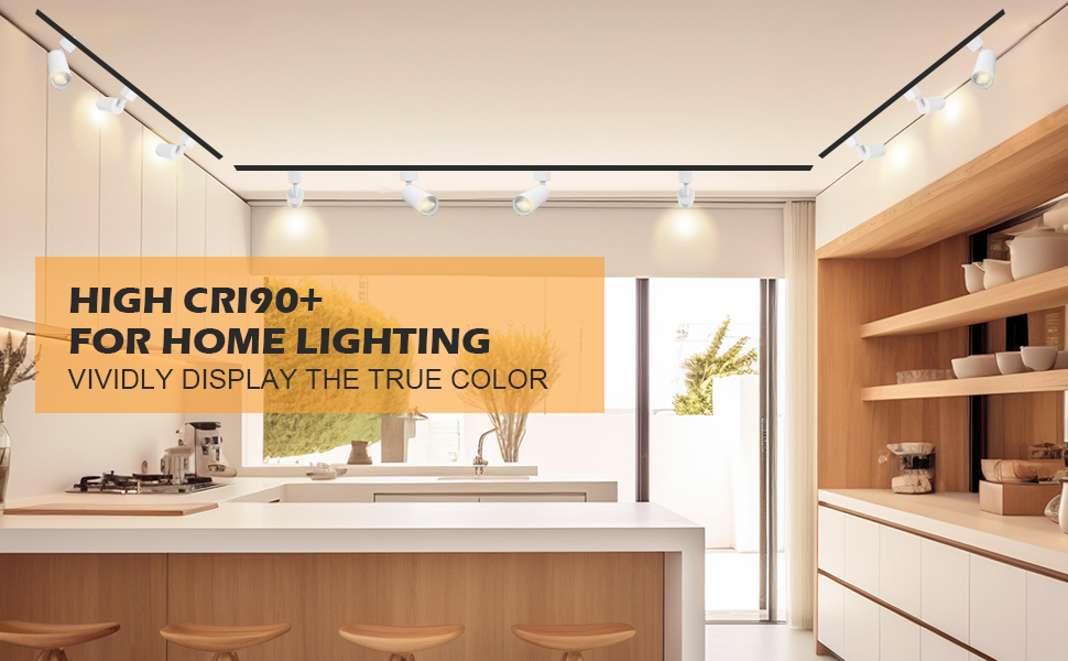 2700K-4000K LED Spot Light Fixtures, 110Lm/w IP20 LED Track Lamp 5